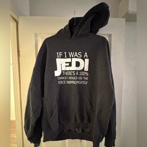 Black Jedi Graphic Hoodie
